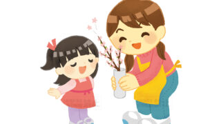 フレーベル館「キンダーブック2」2月号行事コーナーイラストを担当しました