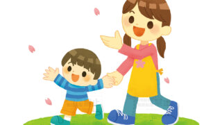 フレーベル館「キンダーブック2」3月号行事コーナーイラストを担当しました